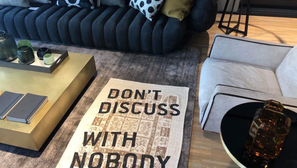 Don't discuss with nobody